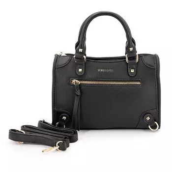 Маленькая сумочка из зерненой веганской кожи с золотыми заклепками Женский TORRENTE