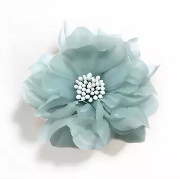 Маленькая свежая брошь-цветок из ткани ручной работы, женственная брошь из шелковой пряжи, корсаж, ниша, высококачественный дизайн, булавка с ювелирными изделиями