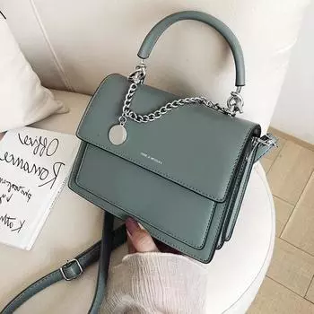 Маленькая свежая сумочка, модная сумка-перевертыш в иностранном стиле для женщин 2024 года, новая модная простая повседневная сумка-мессенджер с текстурой жёлтый