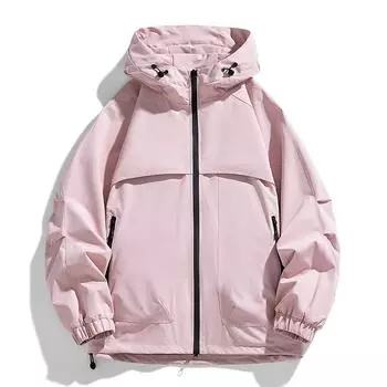 Маленькая свободная повседневная куртка с капюшоном для пешего туризма, куртка новая премиум-класса, короткая M