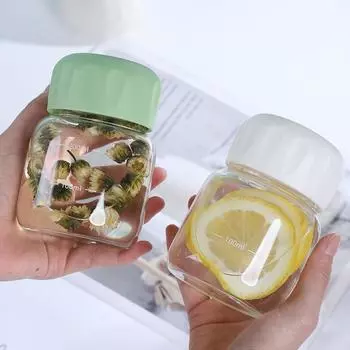 Маленькая толстая стеклянная чашка для воды, мини-портативная чашка для воды, кофейная большая чашка, чашка для молока, милая толстая чашка для воды J3L1