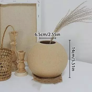 Маленькая Ваза Ремесла Сушеные Цветы Деревянная Ваза Цветочная Композиция Холодильник Для Вина