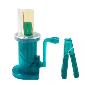 Маленькая вязальная машина ручная вязальная машина браслеты ткацкий инструмент X3UC зелёный