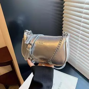 Маленькая женская модная сумка-мессенджер на одно плечо подмышечная сумка сумка для маджонга красный