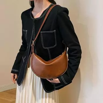 Маленькая женская новая модная взрывная повседневная универсальная модная сумка-мессенджер высокого класса сумка-пельмень