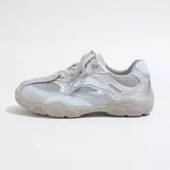 ~ Маленькая женская обувь на толстой подошве новая сетчатая дышащая кожа универсальная для активного отдыха 35