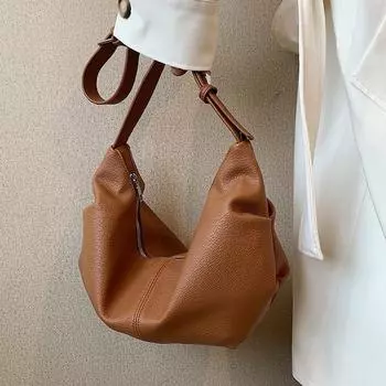 Маленькая женская сумка большой вместимости, новые модные осенние и зимние 2022 года плиссированные пельмени через плечо на одно плечо