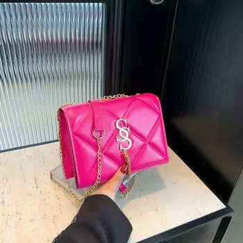 Маленькая женская сумка-цепочка, лето 2024, новая сумка-мессенджер через плечо, универсальная иностранная сумка в корейском стиле, нишевая женская сумка с бахромой чёрный