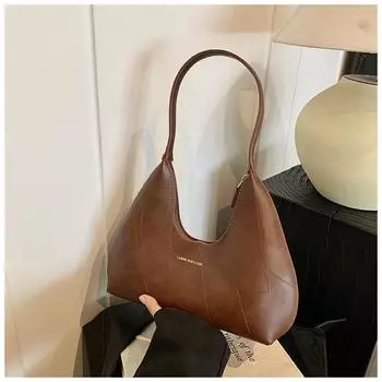 Маленькая женская сумка через плечо 2024 года, новая осенняя сумка-багет французского дизайна