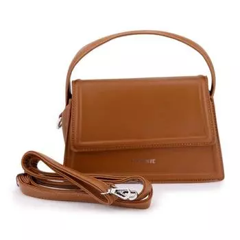 Маленькая женская сумка через плечо из гладкой искусственной кожи TORRENTE Petit красный