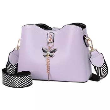 Маленькая женская сумка через плечо из прочной искусственной кожи для поездок на работу и путешествий белый