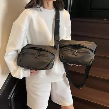 Маленькая женская сумка через плечо, сумка через плечо, сумка через подмышку Small чёрный