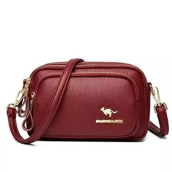 Маленькая женская сумка для мам среднего возраста, новый стиль, женская сумка через плечо, пожилая, большая вместимость, мягкая кожаная сумка через плечо