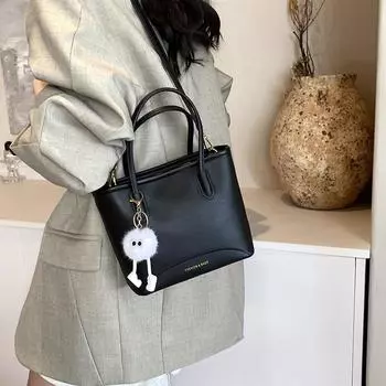 Маленькая женская сумка контрастного цвета высокого класса в 2024 году, новая модная и универсальная сумка через плечо, модная сумка, сумка-мешок only bag