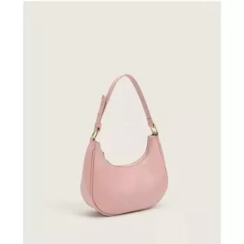 Маленькая женская сумка, новый модный стиль, универсальная, французская, нишевая, высокого класса, наплечная, модная, женская, повседневная сумка розовый