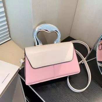 Маленькая женская сумка, простая сумка-мессенджер в стиле ретро, корейская версия, летняя новая простая модная сумка через плечо большой емкости 2024 года чёрный