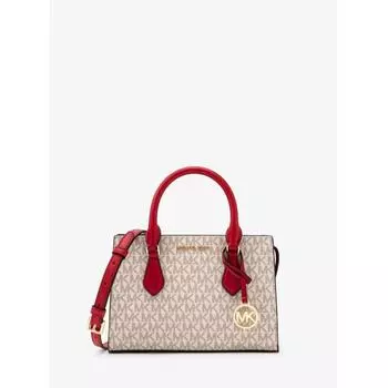 МАЛЕНЬКАЯ СУМКА MICHAEL KORS SHEILA CENTER на молнии MK SIGNATURE 35S3G6HS5B2539 ЯРКИЙ КРАСНЫЙ МУЛЬТИ