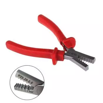 Маленькие электрические кабели, наконечники для проводов, стальные щипцы, плоскогубцы, ручной инструмент для обжима