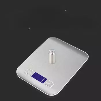 Маленькие электронные весы Электронные весы Высокоточные кухонные весы Прецизионные бытовые коммерческие весы для выпечки пищевых продуктов Battery version1g/5kg белый