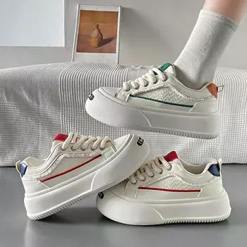 Маленькие белые туфли детские весенние новинки женские студенческие спортивные универсальные туфли для сноуборда 35