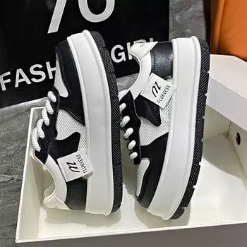 Маленькие белые туфли детские весенние новинки женские студенческие спортивные универсальные туфли для сноуборда 35 чёрный