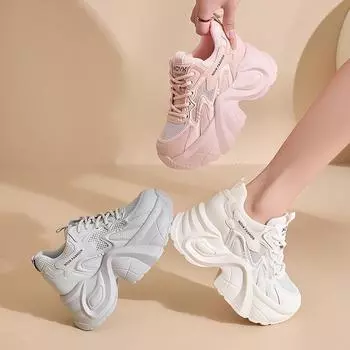 Маленькие белые туфли дышащие женские летние толстые подошвы кожаные женские туфли для спорта и отдыха сандалии для папы весенние женские 33 белый