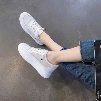 Маленькие белые туфли, летние, плоские, сетчатые, повседневные, большого размера, женские туфли 35 чёрный