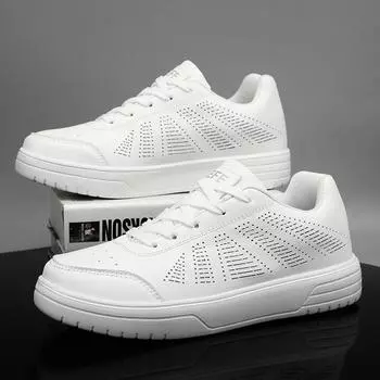 Маленькие белые туфли мужские размер 202547 повседневные спортивные кроссовки дышащие кроссовки Jinjiang cold sticky 36 белый
