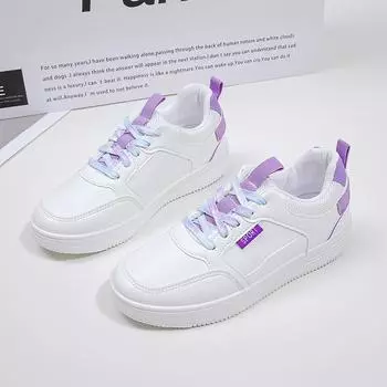 Маленькие белые туфли на шнуровке, женские, новые, на толстой подошве, высокие, повседневные, одинарные, простые, спортивные, для серфинга 35