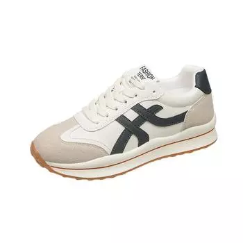 Маленькие белые туфли женские 2025 новая весна и лето сетчатые дышащие туфли повседневные универсальные спортивные туфли ins кеды Forrest Gump 36