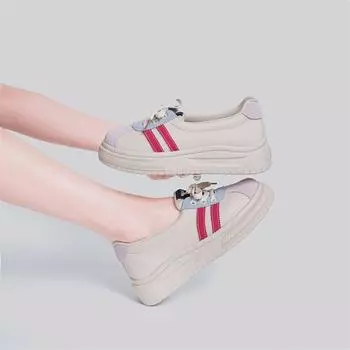 Маленькие белые туфли женские летние новые дышащие мягкие подошвы в стиле ретро универсальные повседневные женские туфли 35