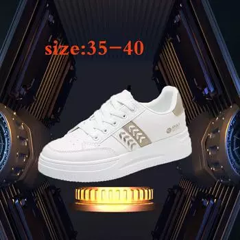 Маленькие белые туфли, женские осенние кроссовки 2022, новые модные и удобные универсальные кроссовки на толстой подошве, повседневные дышащие кроссовки 35 зелёный