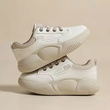 Маленькие белые туфли женские студенческие туфли на плоской подошве повседневные женские туфли на платформе спортивная обувь 35 красный