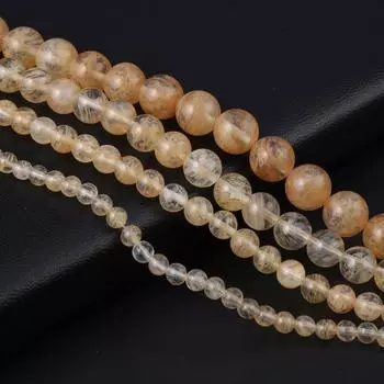Маленькие бусины из натурального камня, изолированные бусины с дымчатым арбузом, подвески для изготовления ювелирных изделий, ожерелье, браслет, серьги, аксессуары 4mm
