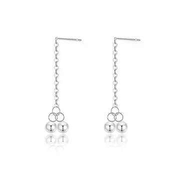 Маленькие бусины с характером и кисточкой, серьги-кабели для ушей, длинные, для круглого лица, питают отверстия в ушах, не снимая серег, для женщин