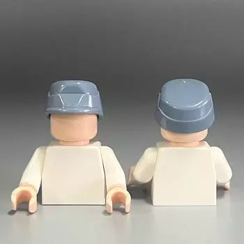 Маленькие Частицы Строительный Блок Миниатюрные Аксессуары Полевая Кепка Вторая Мировая Война Восьмой Маршрут Армейская Кепка Синий Серый