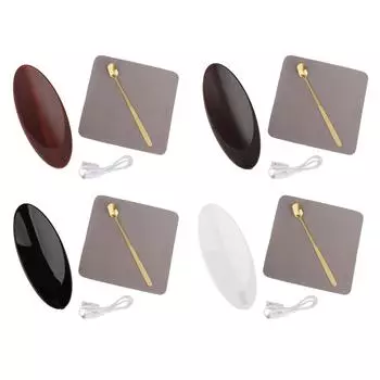 Маленькие цифровые весы для заваривания чая, ювелирные весы, портативные декоративные весы для чая чёрный