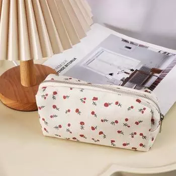 Маленькие цветы Цветочная пенал Свежий стиль сумка для ручек Коробка для ручек Пеналы Канцелярские принадлежности Подарочные floral