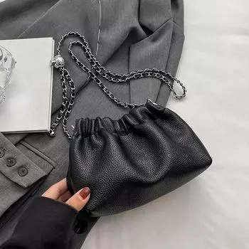 Маленькие дизайнерские сумки через плечо из искусственной кожи для женщин, новинка 2024 года, модная брендовая сумка через плечо, женские сумки и кошельки коричневый