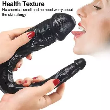 Маленькие головастики, унисекс, двуглавый пенис, супер длинный размер, фаллоимитатор с головкой, женские принадлежности для вытягивания