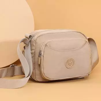 Маленькие холщовые сумки через плечо для женщин, сумки с множеством карманов, повседневные сумки через плечо, сумки-мессенджеры