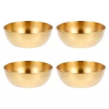 Маленькие индивидуальные блюдца миска соевые блюда чашка для приправ керамические миски для макания напитки 8X8X2.5CM золотистый