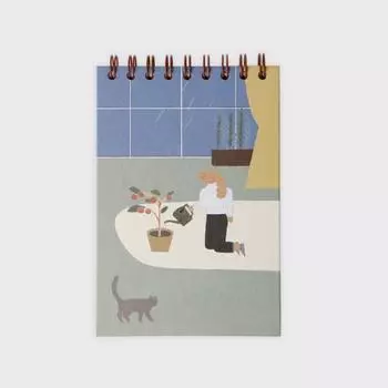 Маленькие канцелярские принадлежности Sojak 5 Альбом для рисования Happy Hobby, 4 типа. Выберите 1, популярная фраза в Корее. gardening