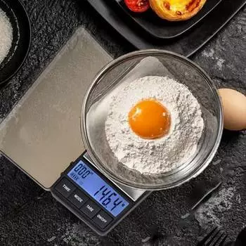 Маленькие карманные весы для кофе, чувствительные, точные, 1000 г, 0,1 г, с функцией тарирования по таймеру
