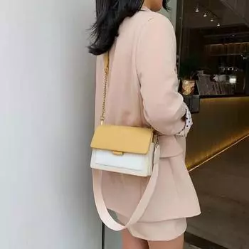 Маленькие кожаные сумки через плечо для женщин, цепочка, сумка-мессенджер для женщин, дорожные кошельки и сумки