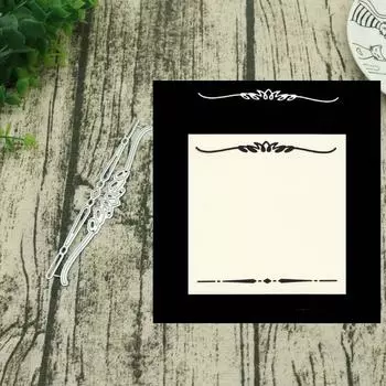 Маленькие кружевные металлические штампы для резки скрапбукинга штампы для тиснения трафареты для резки DIY декоративные открытки серебряный