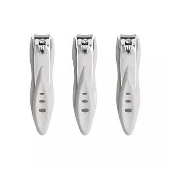 Маленькие кусачки для ногтей Elisix Random Color No-mes, набор из 3 предметов, сделано в Корее