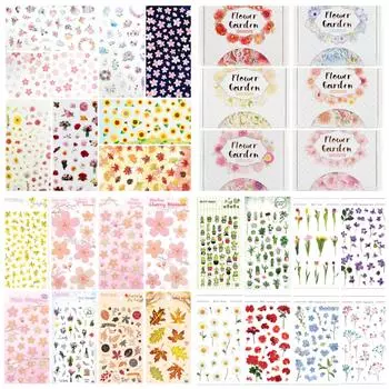 Маленькие необычные наклейки с цветами и растениями (по 10 шт. Каждая) - 30 вариантов (украшения / скрапбукинг своими руками) 1. da5359 10ea