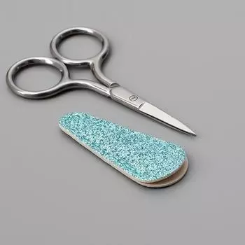 Маленькие ножницы для вышивки крестом, 1 шт., очень большое кольцо на палец, ножницы для вышивания из нержавеющей стали с крышкой для ножниц