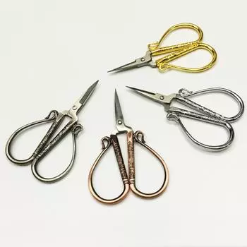Маленькие ножницы из нержавеющей стали в стиле ретро «сделай сам», Xiangyun № .5, ножницы для домашней резки, подарочные ножницы для резки ленты
